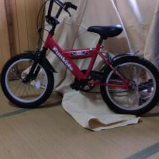 【ネット決済】子供用自転車補助輪付き売ります。