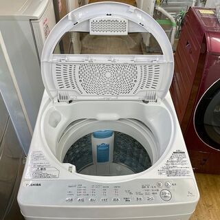 美品【 TOSHIBA 】東芝 洗濯7.0㎏ 洗濯機 浸透力×洗浄力で繊維の奥からまっ白 からみまセンサー AW-7G6 美品【 TOSHIBA 】東芝 洗濯7.0㎏ 洗濯機 浸透力×洗浄力で繊維
