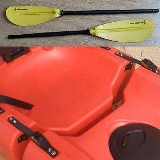 ★超美品★激レア★ディスカバリーカヤック★フィッシングカヤック★釣り用カヤック★2人乗り★組立式★コンパクト★パドル2本付き★レッド