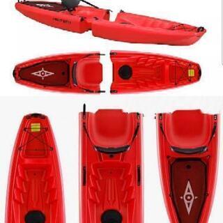 ★超美品★激レア★ディスカバリーカヤック★フィッシングカヤック★釣り用カヤック★2人乗り★組立式★コンパクト★パドル2本付き★レッド