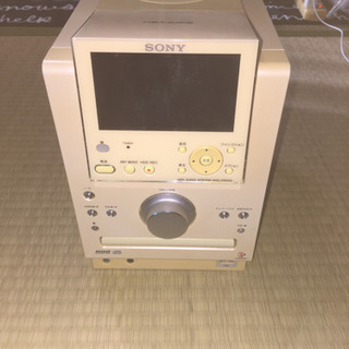 SONY  HDD  CDコンポ