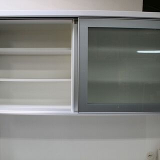 R2455) NITORI 中古 ニトリ キッチンボード UP RESUME 120AG-S-WH 食器 