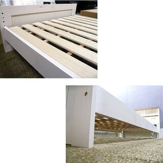 札幌 シングルベッド フレンチカントリー風 ホワイトウォッシュ ニトリ