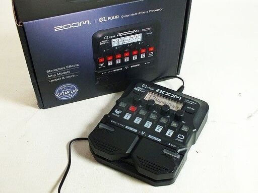 【苫小牧バナナ】ZOOM/ズーム ギター用 マルチエフェクター G1X FOUR 68種類のリズムパターンを搭載♪