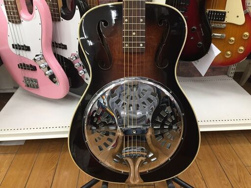 SxRG1 リゾネーターギター 新品：SXリゾネーターギターRG1/FR/VS(ソフトケース付) 18,000円。