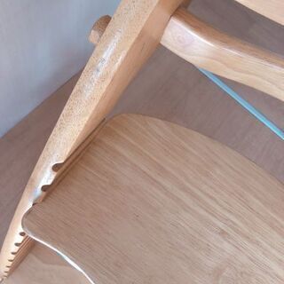 決まりました。木製 キッズチェア  椅子