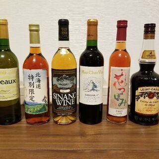 【お酒6本セット】未開封／ワイン／果実酒／カシスリキュール