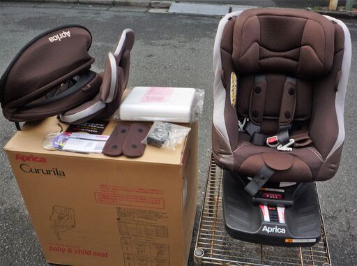 ☆Aprica アップリカ 93511 Cururila クルリラ 8AP99RTNJ チャイルドシート モアレブラウン◆ドライブのお供