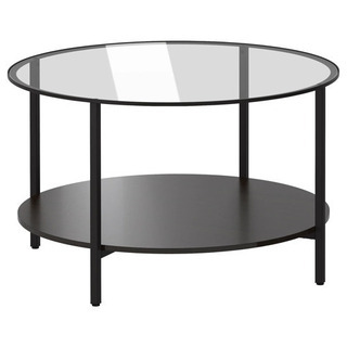 IKEA  ガラステーブル　コーヒーテーブル　リビングテーブル