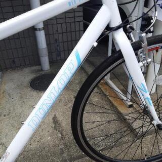 売り切れました【中古自転車】クロスバイク DUNLOP 18speed 白