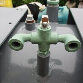 年末だけの大特価！！エアーコンプレッサー　サブタンク 大容量151L　塗装リフレッシュ品　 最高使用圧力16kg/cm2 中圧