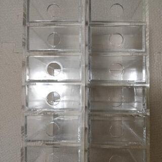 無印良品　アクリルケース×2