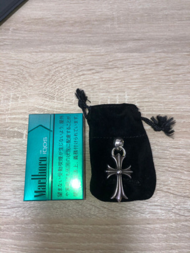 値下げ クロムハーツ CH クロス ペンダント スモール / プレーンベイル