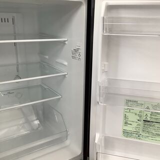 TOSHIBA 東芝 2ドア冷蔵庫 GR-P15BS 2019年製 【トレファク 川越店】