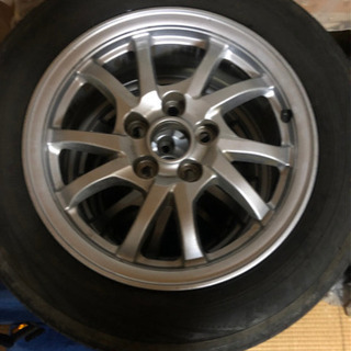 ★プリウスアルファー純正アルミホイール4本セット/タイヤゴム付き、アルミキャップ付き、タイヤボルト4本分付き