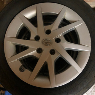 ★プリウスアルファー純正アルミホイール4本セット/タイヤゴム付き、アルミキャップ付き、タイヤボルト4本分付き