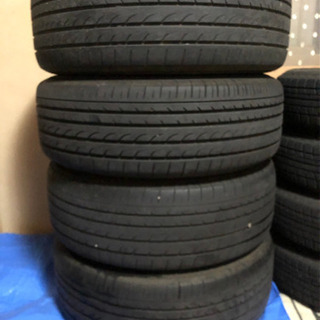 ★プリウスアルファー純正アルミホイール4本セット/タイヤゴム付き、アルミキャップ付き、タイヤボルト4本分付き