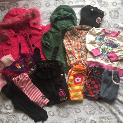 女の子 冬服 90 まとめ売り アウター付き 13点 みさと 本諫早の家具の中古あげます 譲ります ジモティーで不用品の処分