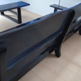 ニトリ ソファ (黒)