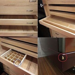 ss0960　札幌近郊限定　鎌倉円心彫　和洋婚礼箪笥　佐藤昌月作　鎌倉彫　金粉入松竹梅霞　高級　桐箪笥　和箪笥　洋箪笥　婚礼タンス　漆　伝統工芸品　たんす　ハンガー掛け　ワードローブ　彫刻　着物収納　鏡付き