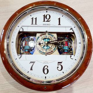 SEIKO CLOCK RE559Bからくり掛け時計