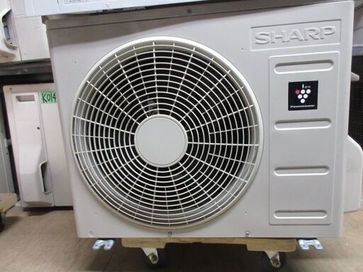 K02043　シャープ　中古エアコン　主に6畳用　冷2.2kw／暖2.5kw