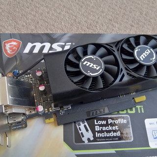 美品 MSI GeForce GTX 1050 Ti 4GT LP グラフィックスボード LPモデル
