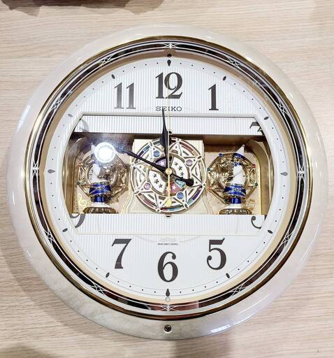 SEIKO RE811Pからくり掛け時計 限定カラーホワイト