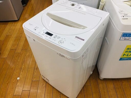 【トレファク鶴ヶ島店】SHARP(シャープ) ES-GE4D-C 4.5kg全自動洗濯機