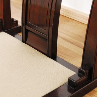 4130 MORISHIGE モリシゲ  6脚セット 風間 花梨 スリ漆塗　渕：雷紋入り 1脚 98,175円の品 座椅子  愛知県岡崎市 直接引取可