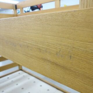 ►二段ベッド セミシングルサイズ 無印良品 木製 ハシゴ付き 良品計画 ☆ PayPay(ペイペイ)決済可能 ☆ 札幌市 北区 屯田 