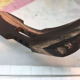 税込み410.000円　銘苅春政氏作　黒檀蛇皮本張三線「ゆな型」