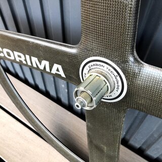 （取りに来てくれる方優先）コリマ カーボンホイール  前後セット 