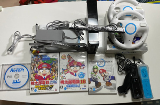【本日15000円にお値下げ中】Wii 本体 セット 桃太郎電鉄 マリオカート Wiiスポーツリゾート