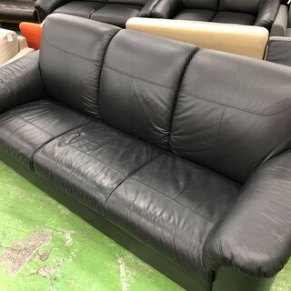 IKEA 3人掛けソファ ブラック