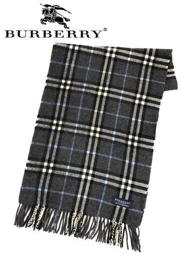 BURBERRY バーバリー カシミヤ 100% マフラー⑤