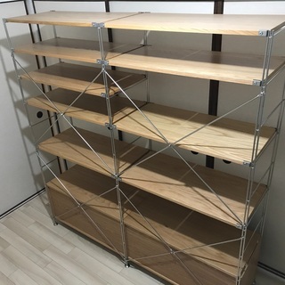 無印良品 ステンレスユニットシェルフ 連結セット 【公式通販】