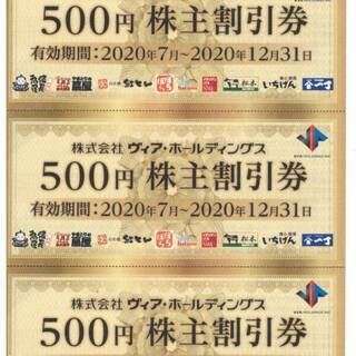 【ネット決済・配送可】パステル・備長扇屋などで使えるヴィアホール...