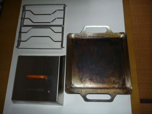 中古　大サイズ9ミリ極厚鉄板、蓋(以上MMFactory)、ゴトクのまとめて3点