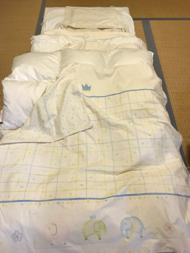 ［お取引中です］ベビー布団 京都西川 ローズベビー組布団10点セット