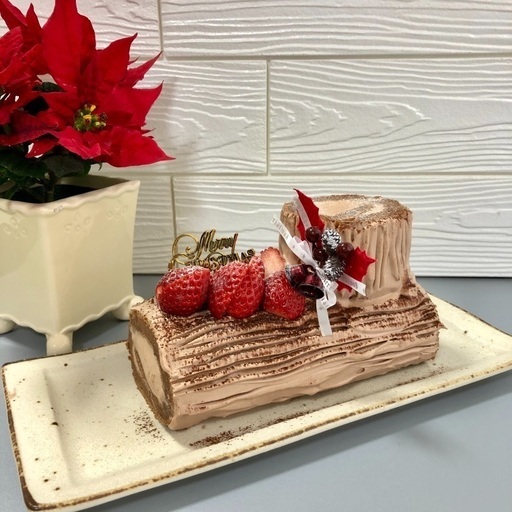 空席あり クリスマスケーキ ブッシュドノエルレッスン Kyoko 近鉄八尾のお菓子の生徒募集 教室 スクールの広告掲示板 ジモティー