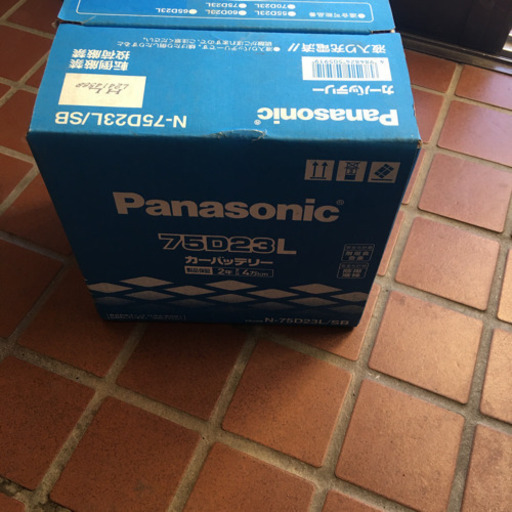 Panasonic カーバッテリー SBシリーズ 75D23L パナソニック バッテリー