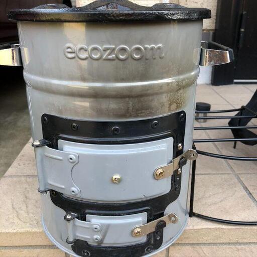 【中古】エコズーム・バーサ ロケットストーブ（グレー）