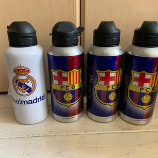 【取引中】水筒　バルセロナ　レアル・マドリード　サッカー雑貨