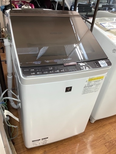 SHARP縦型洗濯乾燥機のご紹介です。