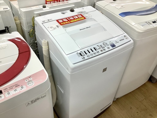 安心の1年保証付！2019年製 HITACHI(日立)7.0kg 「NW-Z70E5」全自動洗濯機です！