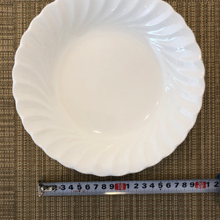 【ネット決済】NIKKO ホワイト　19cm 浅め　皿　食器　6...