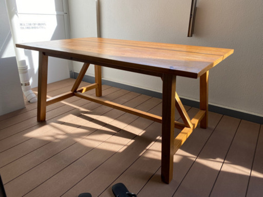 ダイニングテーブル(カーシー LBR) (つなぼー) 稲毛海岸の家具の中古  