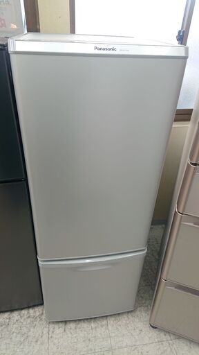 冷蔵庫　Panasonic　NR-B179W-S　168L　2017年製（W75）