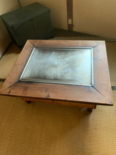 O 鉄板付きテーブル 都市ガス